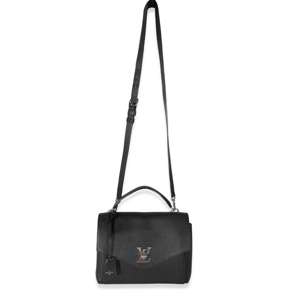 LOUIS VUITTON Soft Calfskin My Lockme Top Handle in Black - Picture 2 of 15